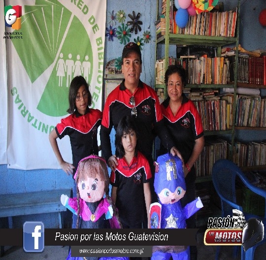 LOS BIKERS APOYAN EL H&Aacute;BITO DE LECTURA EN LA ALDEA OBRAJUELO